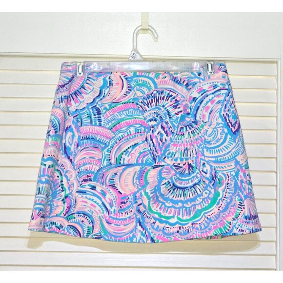 Lilly Pulitzer Women's Multi-Color Patterned Cotton Madison Skort Sz XS  2614 - Picture 12 of 14